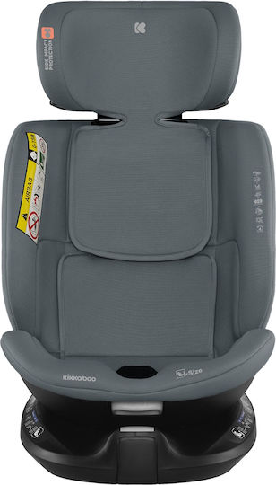 Kikka Boo i-Tour Детско Столче за Кола i-Размер с Isofix Тъмно сиво 0-36 кг