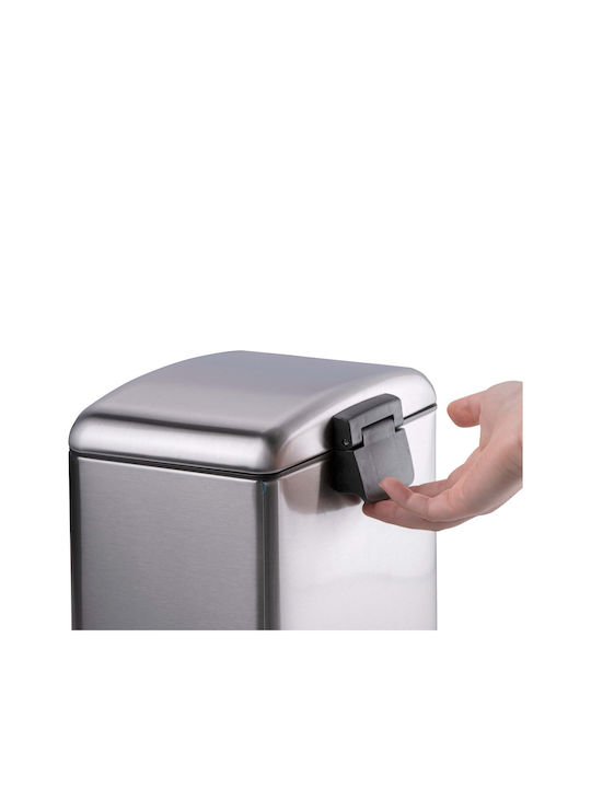 Dirt Devil Metallisch Badezimmer Mülleimer 6Es Silber
