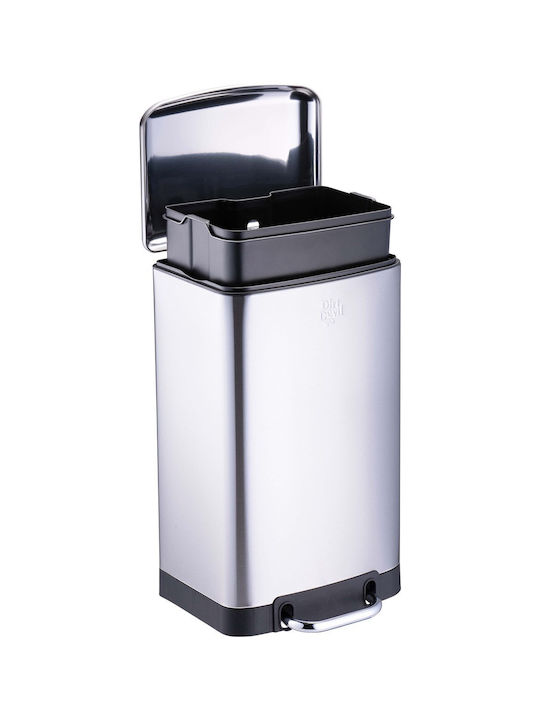 Dirt Devil Metallisch Badezimmer Mülleimer 6Es Silber