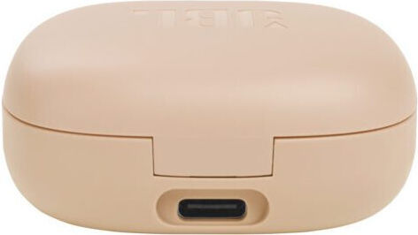 JBL Wave Flex Earbud Bluetooth Handsfree Earphones with Sweat Resistance and Charging Case Beige