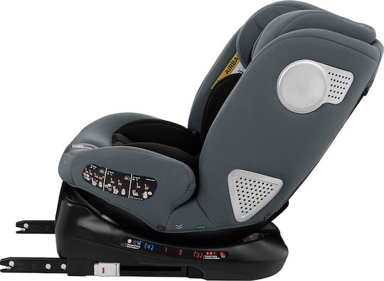 Kikka Boo I-Moove Baby Car Seat i-Size with Isofix Dark Grey