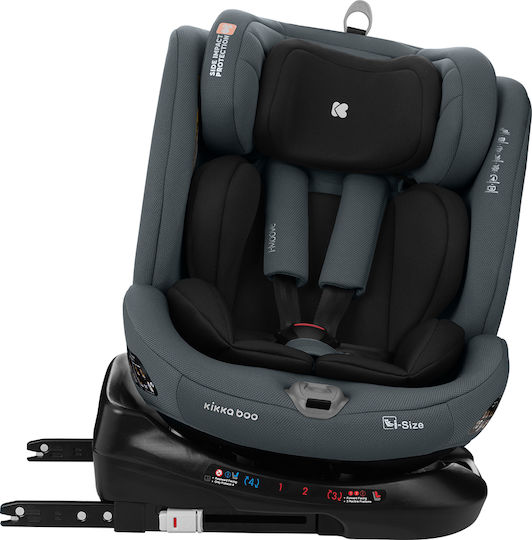 Kikka Boo I-Moove Baby Car Seat i-Size with Isofix Dark Grey