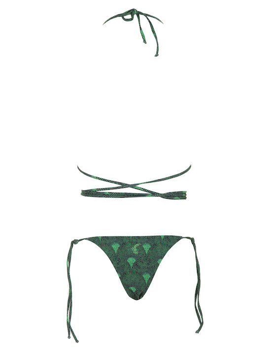 Tooco Set Bikini Triunghi Green