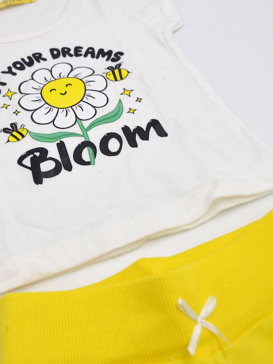 Prod Set Summer 2pcs Ecru/yellow Let Your Dreams Bloom