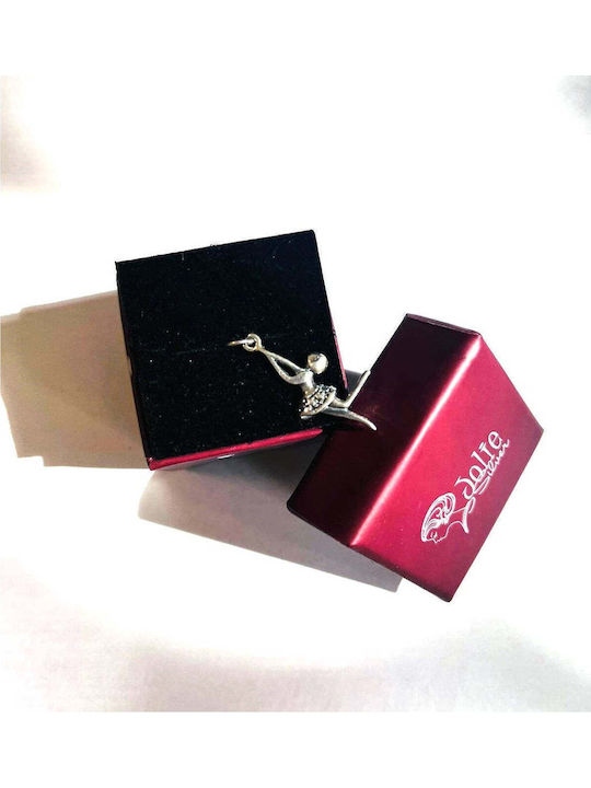 Pandantiv Jolie Argint 925 Argint Sterlin Model Ballerina Patinat 1.1 G 2.7 X 1.4 Cm
