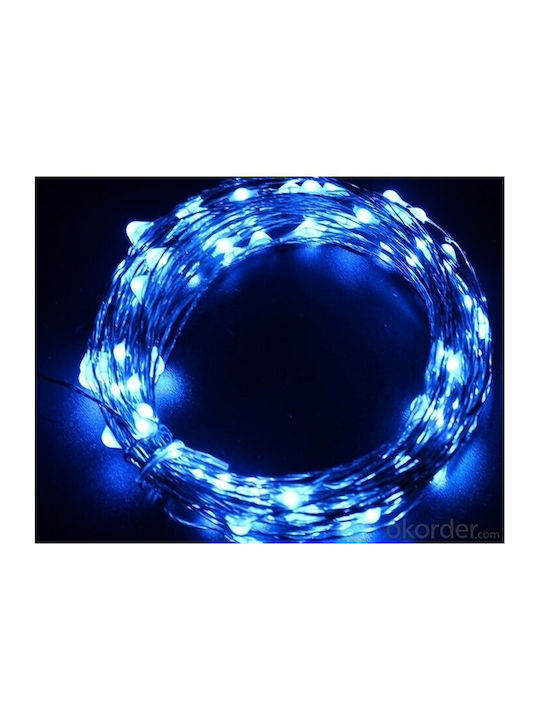 500 Λαμπάκια LED 50μ. Μπλε σε Σειρά