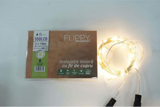 500 Λαμπάκια LED 50μ. Θερμό Λευκό σε Σειρά