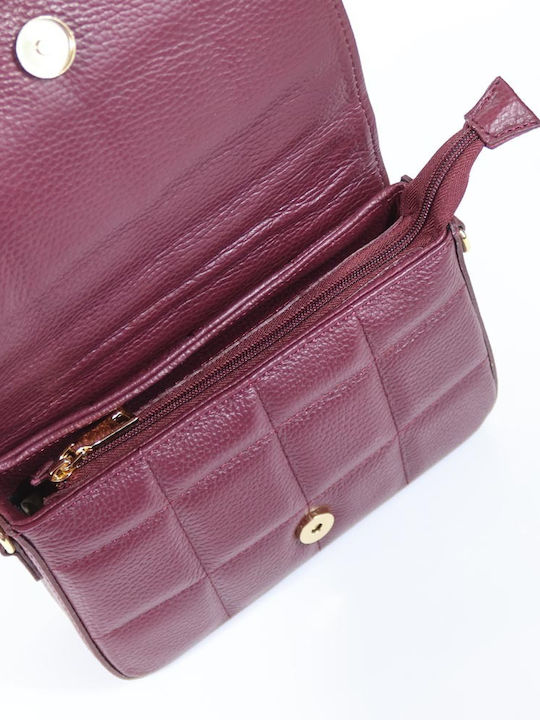 Passaggio Leather Leather Women's Bag Shoulder Burgundy