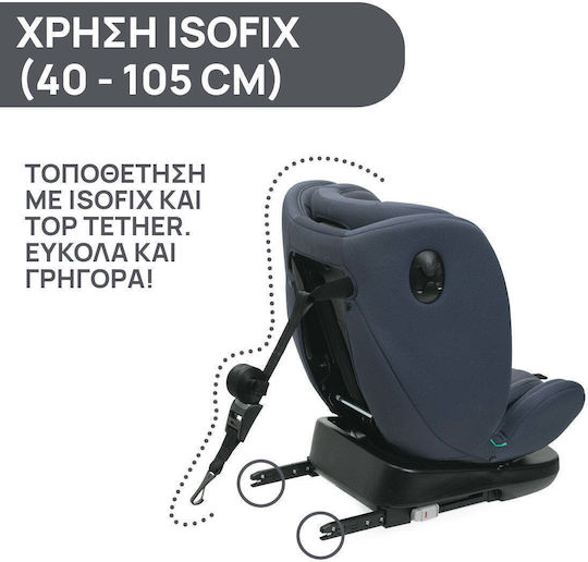 Chicco Unico Evo Autositz i-Size mit Isofix India Ink 0-36 kg