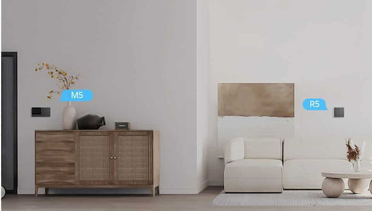 Sonoff M51c80 Vertiefter Elektrische Wandtaster Wi-Fi Einweg Mit Grau Rahmen