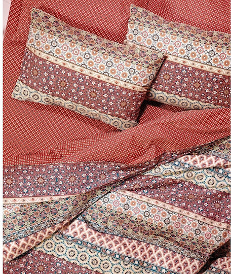 Kentia Bettbezug-Set Baumwolle Halb-Doppelbett mit Kissenbezug 180x240 Versus 17