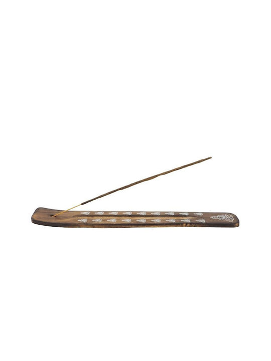 Ξύλινη Βάση Καύσης Αρωματικά Στικ Buddha Incense Holder 26cm