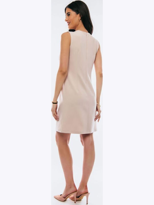Summer Mini Evening Dress Cream