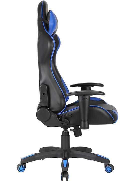 US90 Silverstone Artificial Leather Gaming Chair with Adjustable Arms Black / Blue