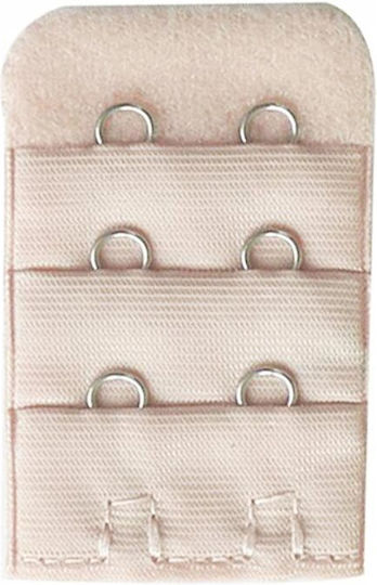 White Plastic Bra Extension 5x3.2cm 3pcs