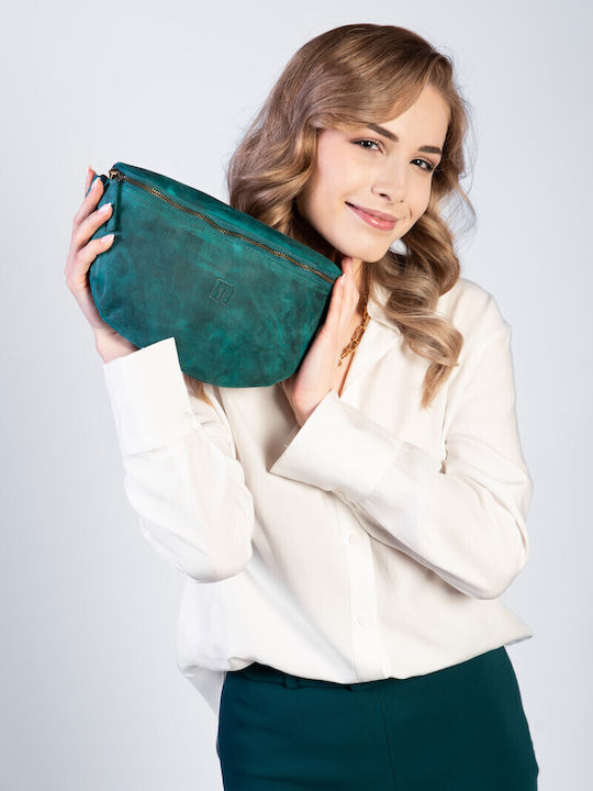 Magazin online pentru femei Piele Bum Bag pentru Curea Verde
