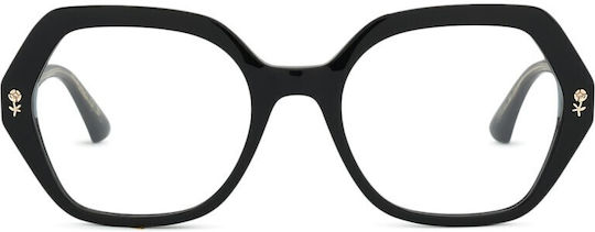 Etro Women's Acetate Prescription Eyeglass Frame Black 0012 807