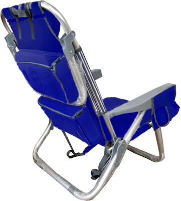 Myresort Beach Chair Aluminum Blue Beach Chair 600d Polyester