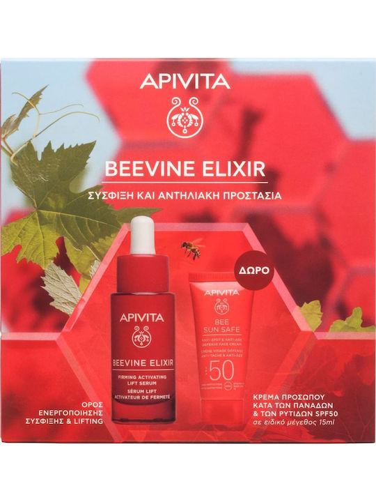 Apivita Beevine Elixir Σετ Περιποίησης για Σύσφιξη, Λάμψη & Αντιγήρανση 2τμχ