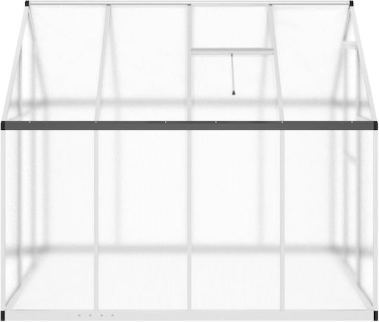 vidaXL 4005834 Greenhouse House Type with Aluminum Frame 2.24x1.69x1.95m
