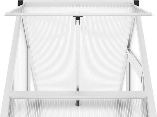 vidaXL 4005816 Seră Casa cu Cadru din Aluminiu 1.69x0.58x1.95m