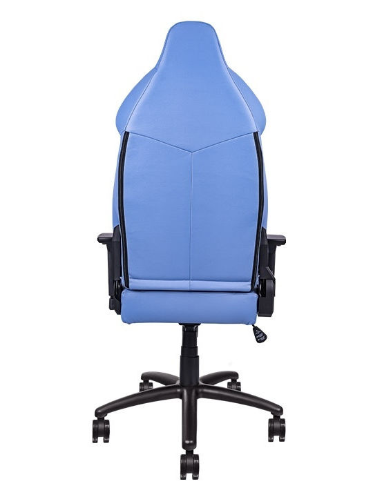 Thermaltake V Comfort Scaun Gaming Din piele ecologică cu Brațe Reglabile Blue / White
