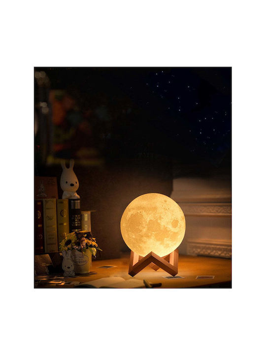 Διακοσμητικό Φωτιστικό LED Θερμό Λευκό Moon Light 3εκ.