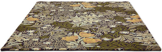 Morris & Co Bower Covor Rectangular Verde