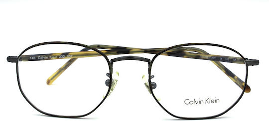Calvin Klein Metal Eyeglass Frame Brown CK232 537