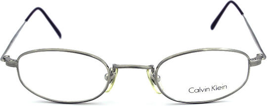 Calvin Klein Children's Metal Eyeglass Frame Silver CK338 542