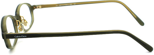 Calvin Klein Children's Plastic Eyeglass Frame Green CK633S 037