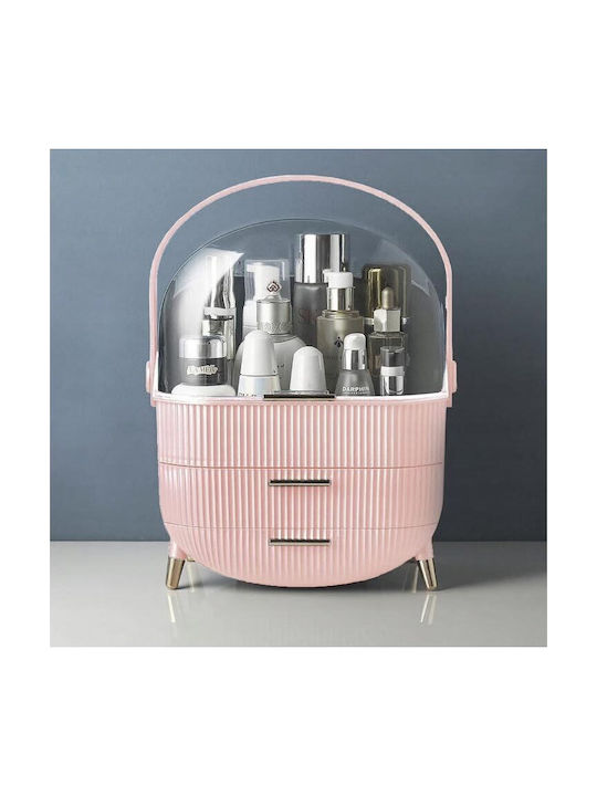 Aria Trade Make-up Zubehör Aufbewahrungskoffer Rosa DA118C