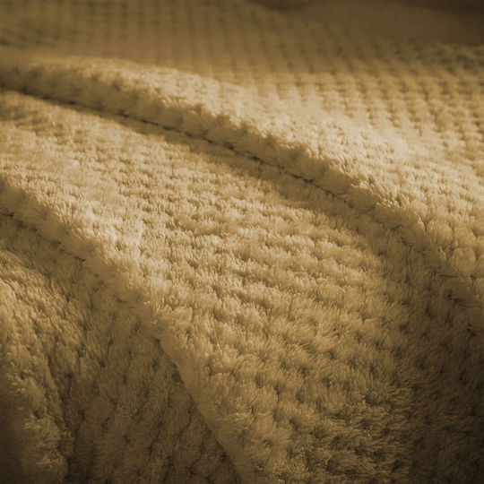 Sidirela Arktos Pătură Sherpa Single 160x220 cm Bej E-2271-1