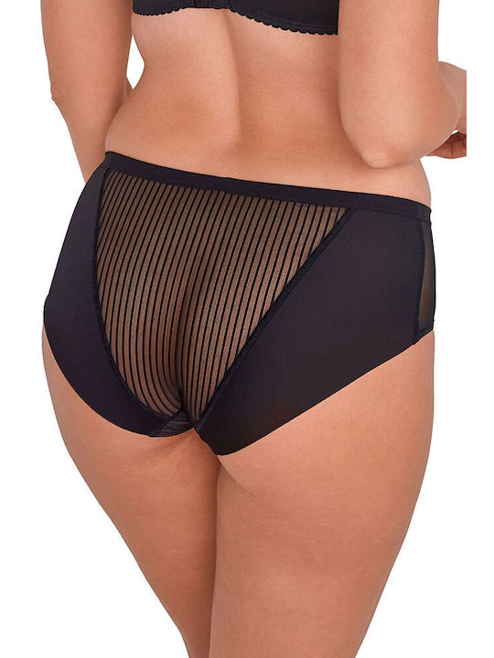 Gaia Damen Slip Schwarz