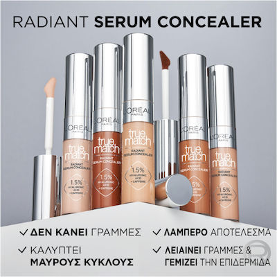 L'Oreal Paris True Match Radiant Serum Concealer 1N Light 11ml