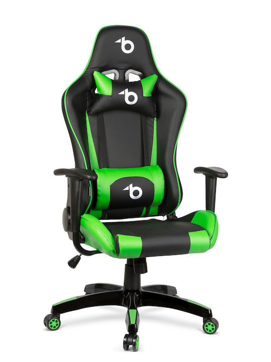 Delight Καρέκλα Gaming Δερματίνης Πράσινη