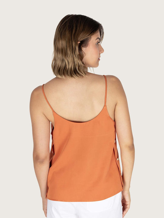 Innocent Γυναικεία Μπλούζα με Τιράντες Πορτοκαλί