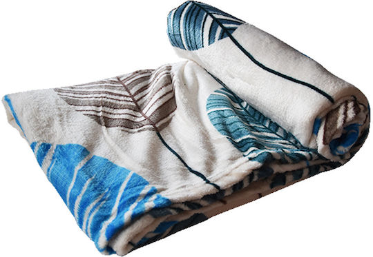 TnS Super Soft Decke Fleece Einzeln 150x220cm Weiß