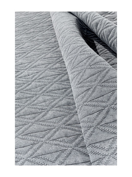 Guy Laroche Oasis Pique Double Blanket 245x260cm Anthracite