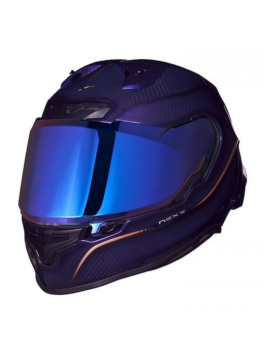 Nexx X.R3R Hagibis Purple Motorcycle Helmet Full Face ECE 22.06 1350gr