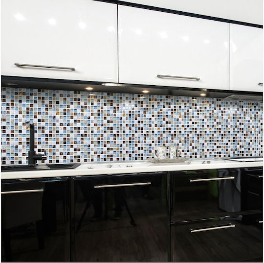 Panouri Decorative 3D Din PVC Cu Adeziv Iceland Multicolor 98x48x0.3cm