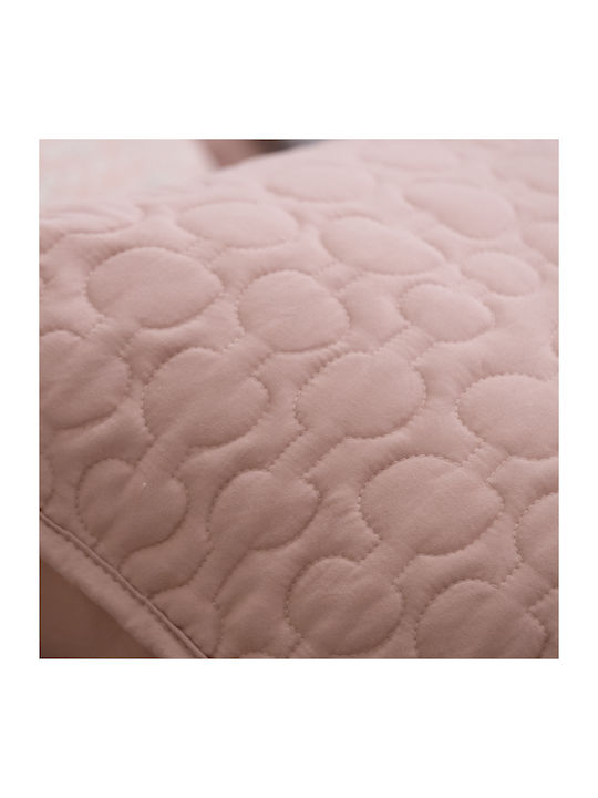 Nef-Nef Homeware Candy Tagesdecke Übergröße Mikrofaser Rose 230x240cm