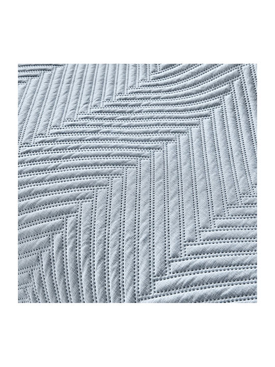 Guy Laroche Bone Σετ Κουβερλί Ημίδιπλο Microfiber Blue 180x240cm 2τμχ