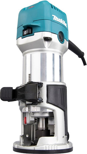Makita RT0702C Einstechfräser 710W mit Geschwindigkeitsregelung und mit Absaugsystem