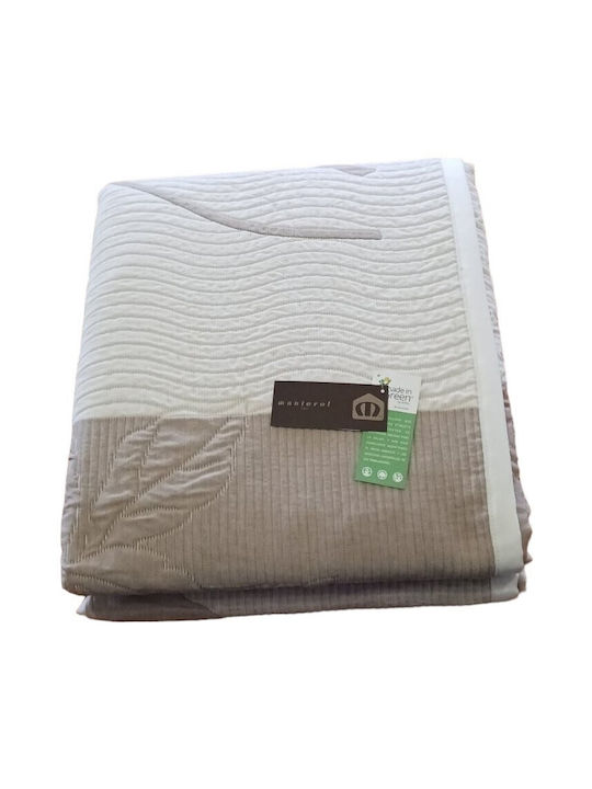 Manterol Casa Abril Cuvertură Extra-dublu din Bumbac & Poliester 450 235x270cm