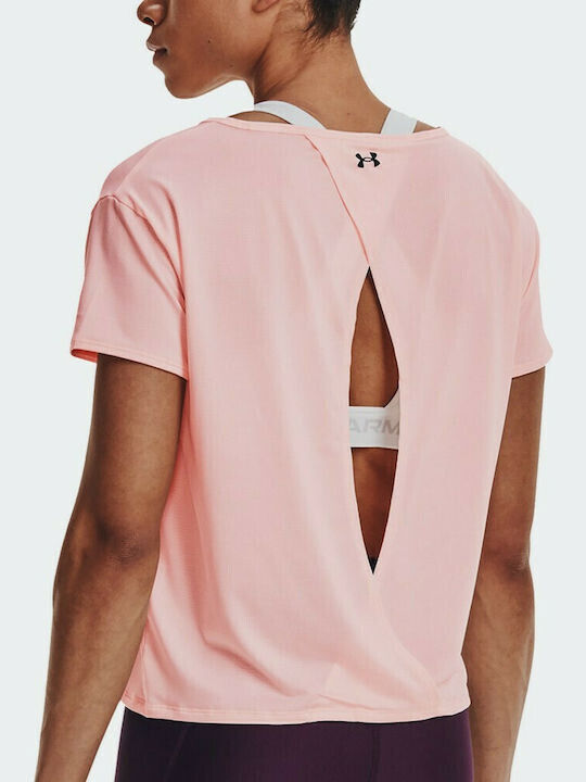 Under Armour Damen Sportliches Bluse Pink