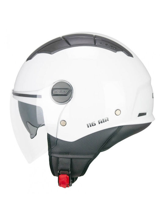 CGM Air Mono 116A White Κράνος Μηχανής Jet ECE 22.06 1100gr με Sunvisor
