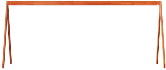Bettgestell Bett Braun 209x95.5x88cm