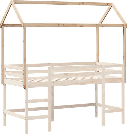 Κιόσκι Κρεβατιού Καφέ 217x95.5x159cm
