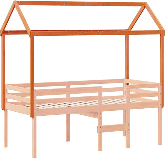 Κιόσκι Κρεβατιού Καφέ 207x95.5x159cm